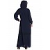 Front open Cardigan abaya- Navy Blue 